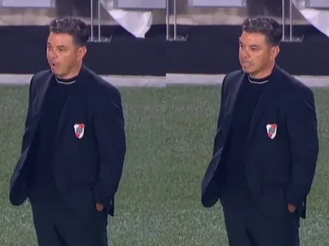 No se vio: las reacciones de Gallardo a los goles de Palmeiras