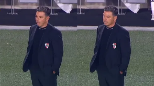 No se vio: las reacciones de Gallardo a los goles de Palmeiras