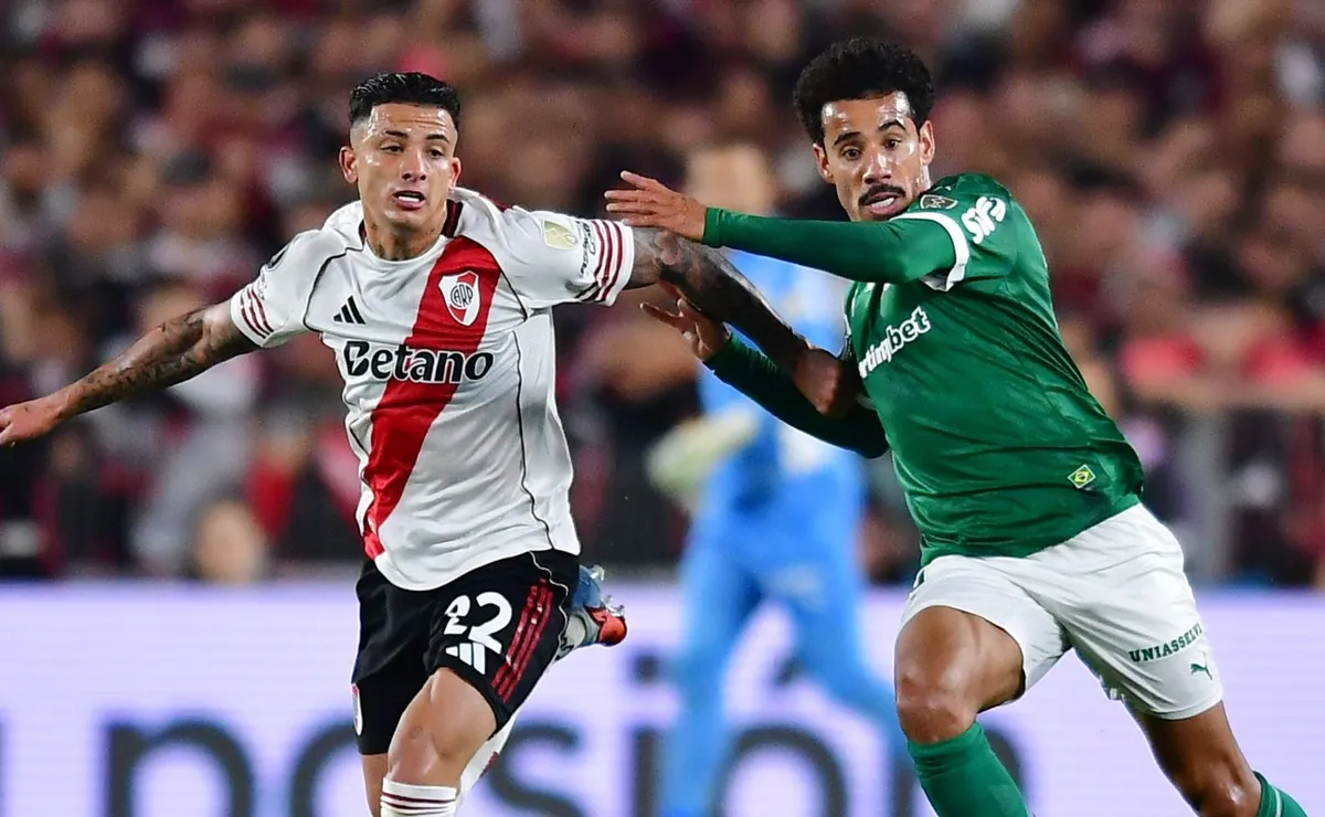River y Palmeiras jugarán la revancha este miércoles en Brasil. Foto: Getty.
