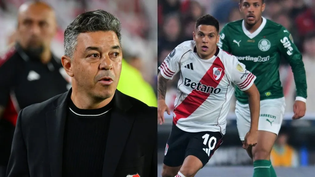 Juanfer fue fundamental para la mejoría de River en el segundo tiempo.