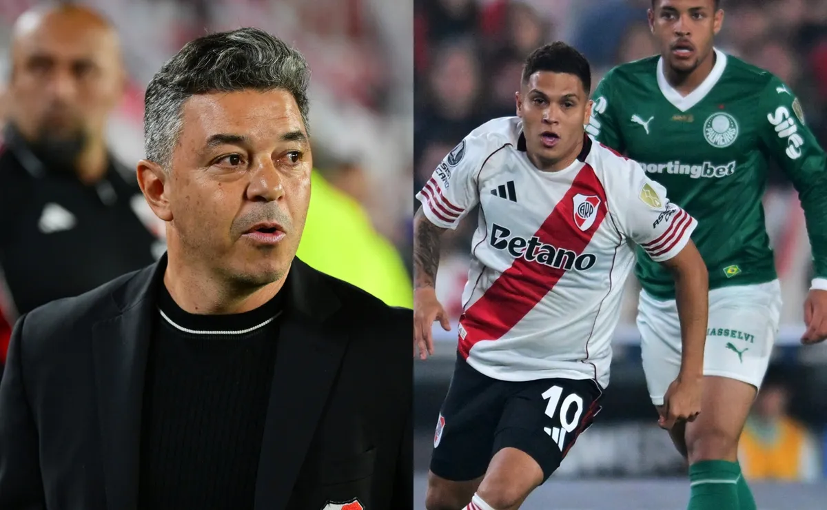 Juanfer fue fundamental para la mejoría de River en el segundo tiempo.