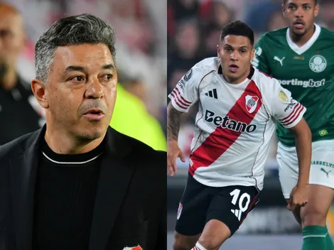 Gallardo explicó por qué Juanfer no fue titular ante Palmeiras y dejó una respuesta llamativa