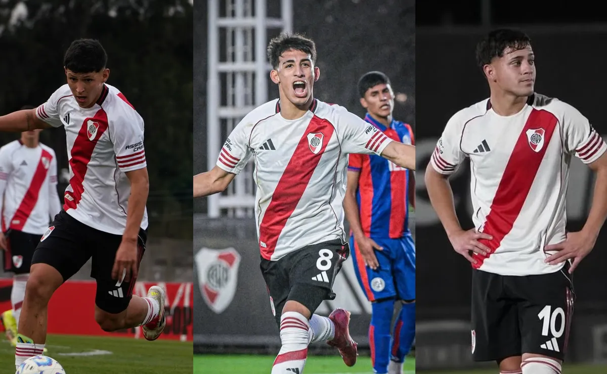 Los tres jóvenes serán convocados en River.