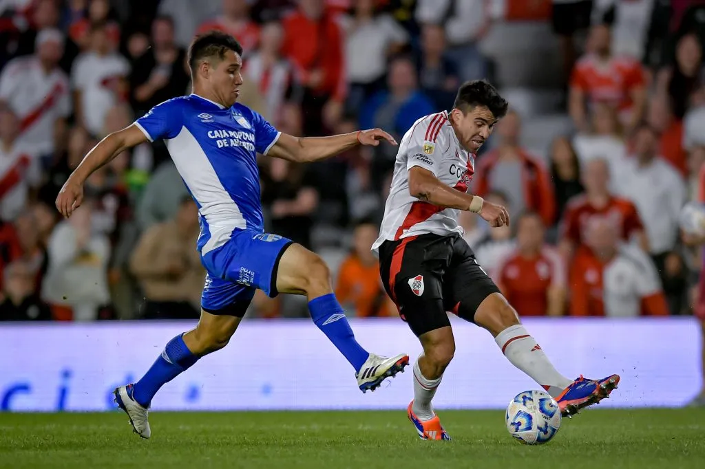 River ganó en el último antecedente frente a Atlético Tucumán, 1-0, con gol de Colidio. (Getty Images)