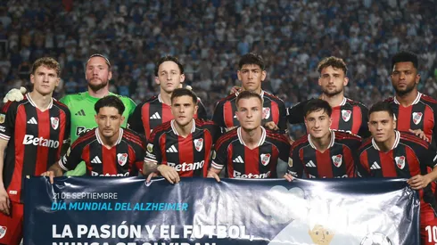 Los once de River que actuaron desde el inicio en Tucumán. Foto: LPM.