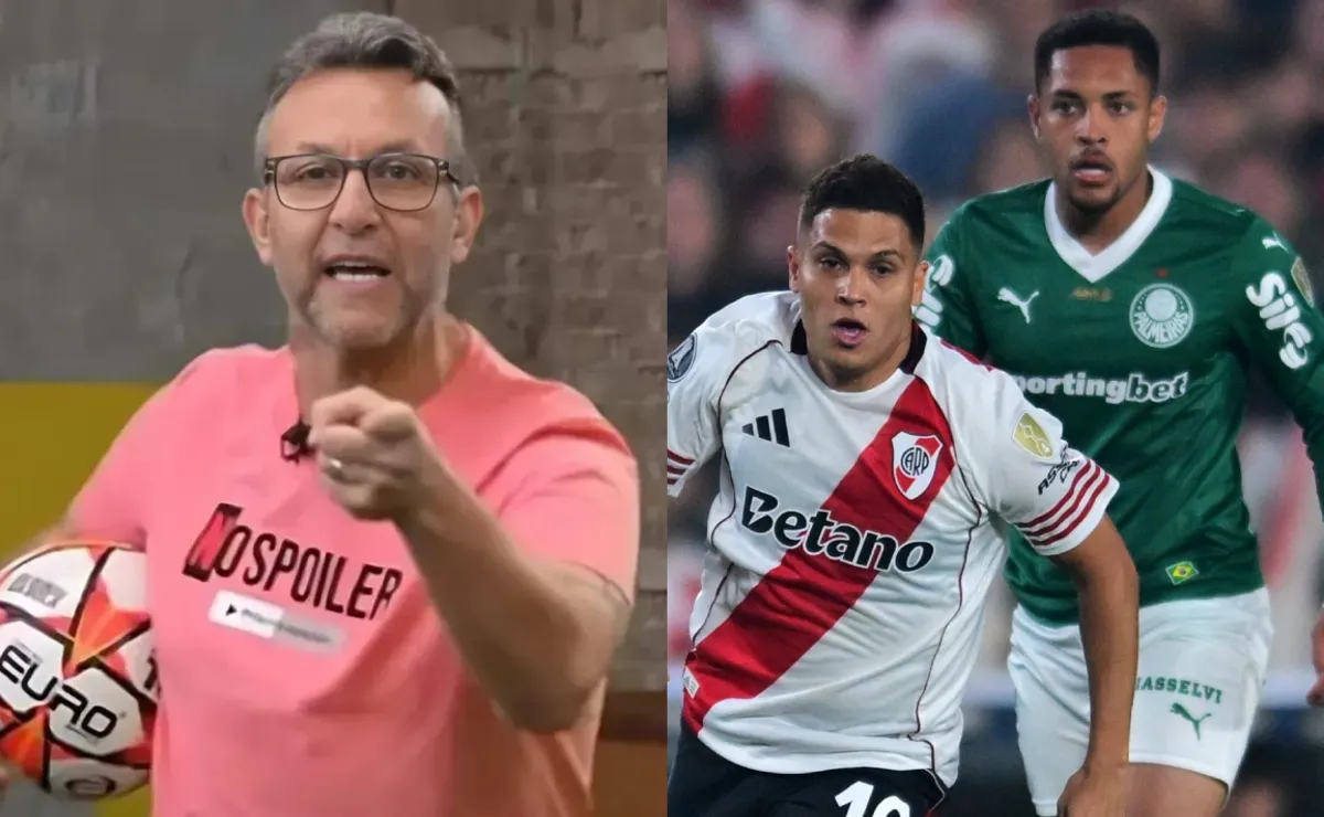 Jugó en Palmeiras y sorprendió a todos: "Va a pasar River, son unos monstruos"