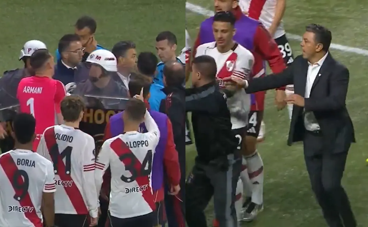 Palmeiras vs. River terminó en escándalo.