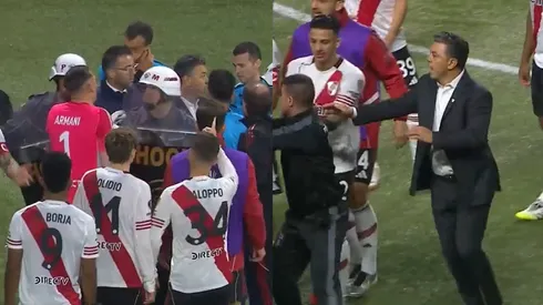 Palmeiras vs. River terminó en escándalo.