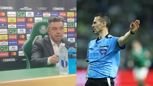 Gallardo habló del árbitro tras la eliminación.