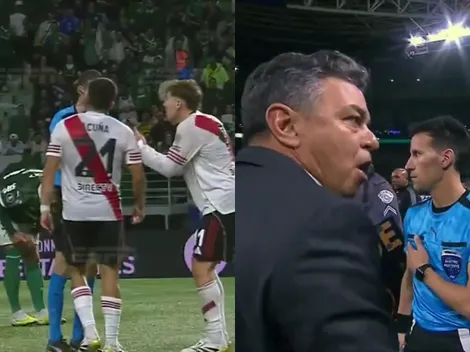 La polémica por la que explotó Gallardo: ¿mano de Colidio antes del penal de Palmeiras?