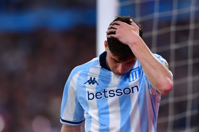 Racing pierde a Nardoni. (Getty)