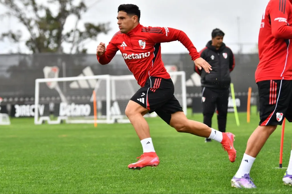 River prepara el partido frente a Riestra, este domingo a las 18:00 horas en el Monumental. (Prensa River)