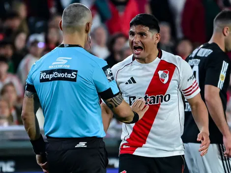 Inaceptable: Maxi Salas fue expulsado y dejó a River con diez vs. Riestra