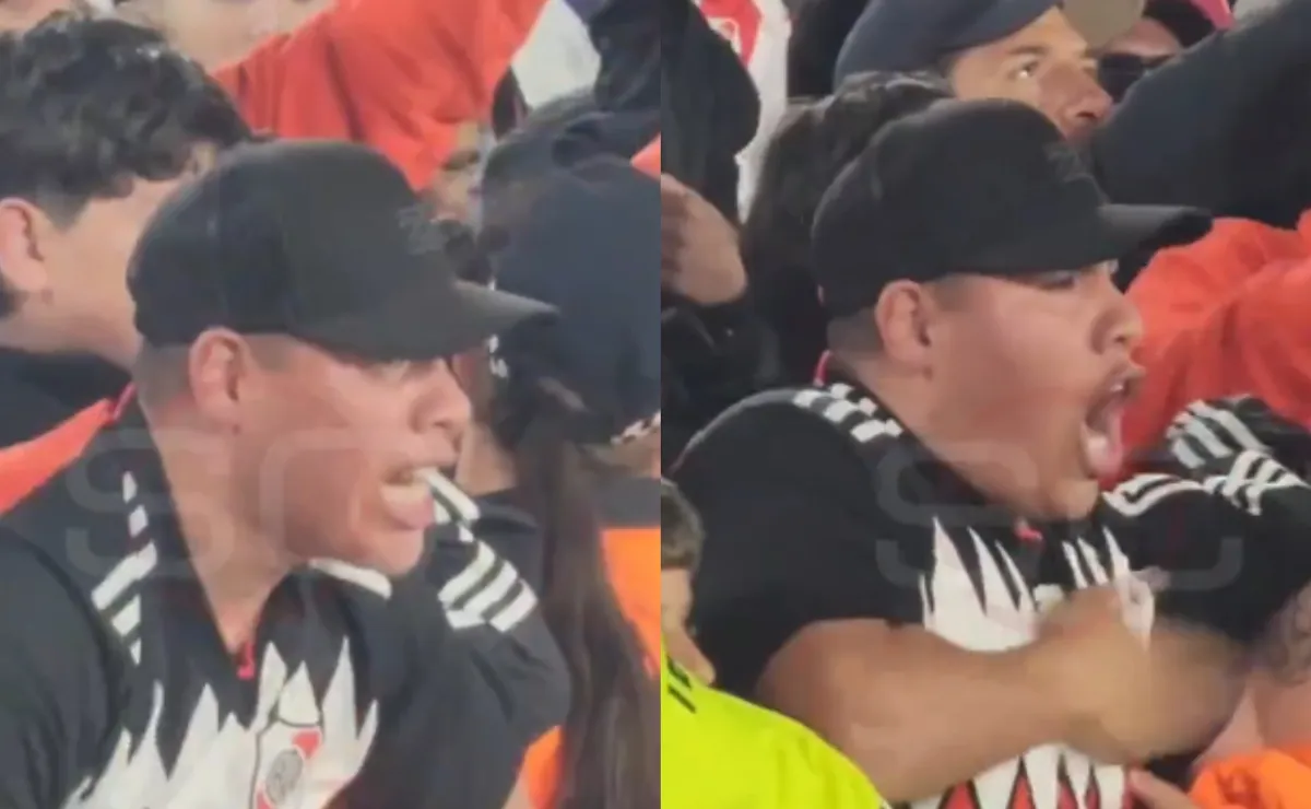 No se vio: el hincha de River que le dijo de todo a los jugadores, frente a frente