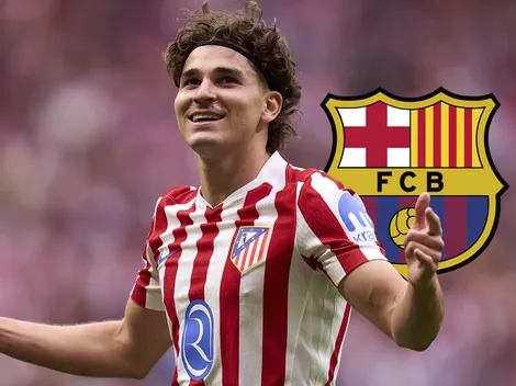 Julián Álvarez rompió el silencio y habló sobre la chance de jugar en Barcelona
