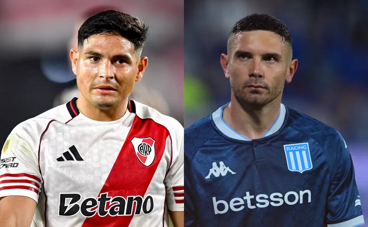 River y Racing se enfrentarán este jueves.