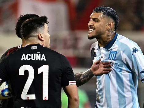 Una vergüenza: el jugador de Racing que escupió a Marcos Acuña en la cara