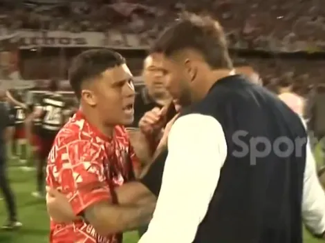 No se vio: el cruce de Juanfer Quintero con los hijos de Gustavo Costas