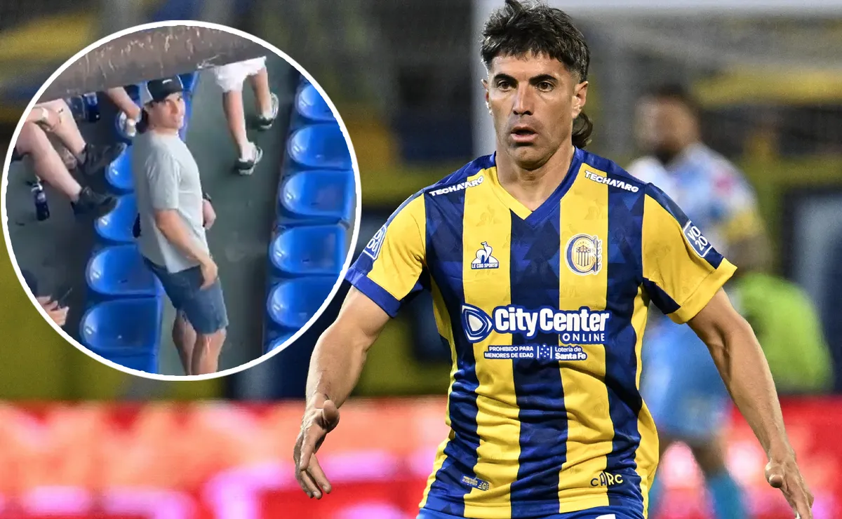 Malcorra desafió a una hincha que lo divisó en el Gigante de Arroyito.