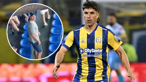 Malcorra desafió a una hincha que lo divisó en el Gigante de Arroyito.