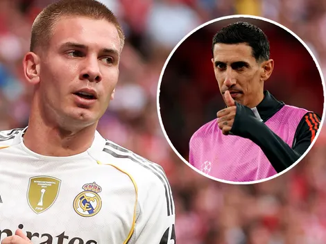 Mastantuono recibió un inesperado elogio de Di María por su presente en Real Madrid