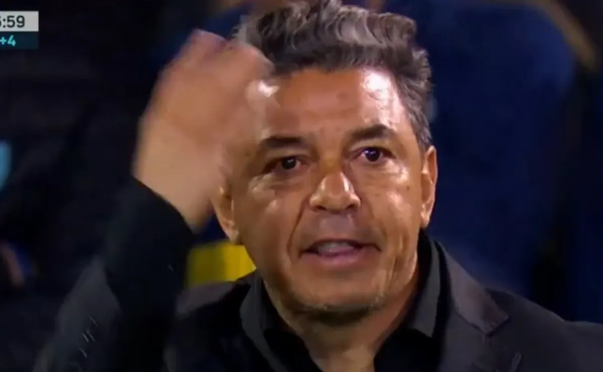 El Muñeco estalló contra el árbitro.