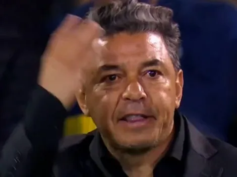 Gallardo se volvió loco contra Falcón Pérez por el tiempo adicionado en Rosario