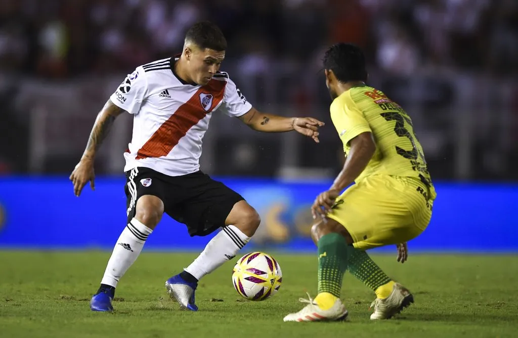 River no perdía tres partidos seguidos por el torneo local desde la Superliga 2018/2019, cuando cayó ante Defensa y Justicia, Unión y Patronato. (Getty Images)