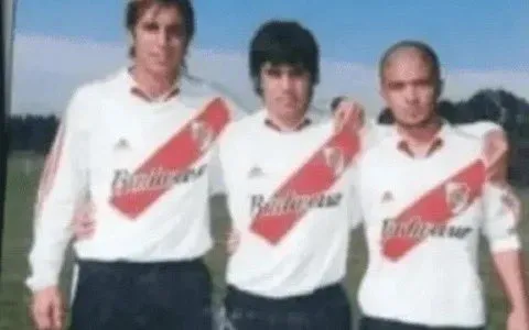La única foto que existe del paso de Malcorra por River.