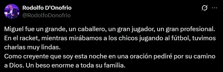 Rodolfo D’Onofrio.