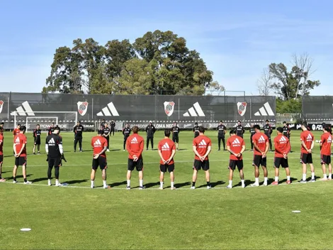 Respeto: emotivo gesto del plantel de River para Miguel Ángel Russo