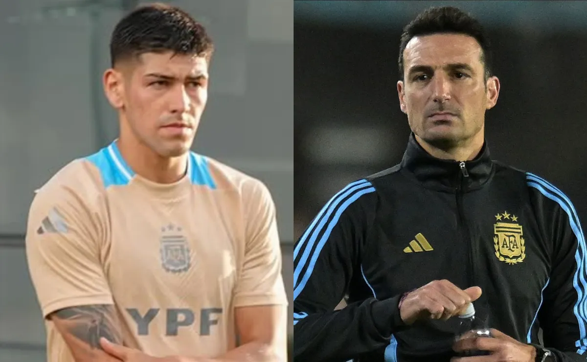 Scaloni habló de Rivero por primera vez.