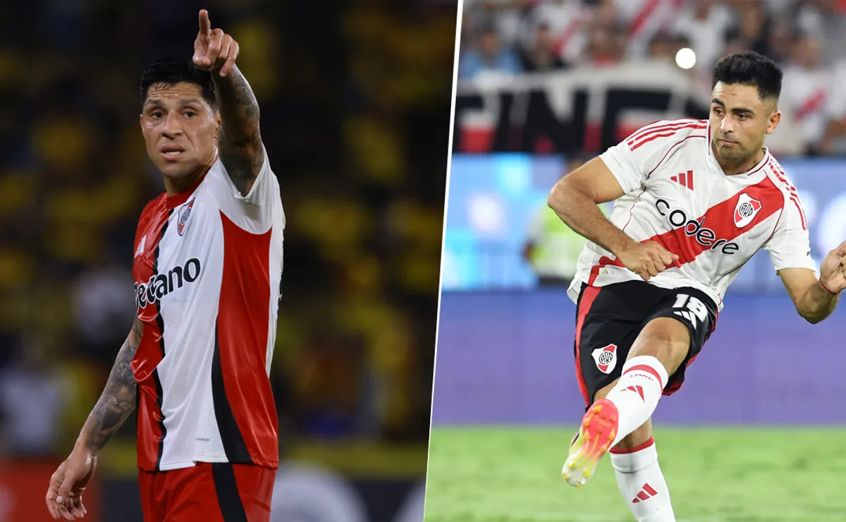 Enzo Pérez sufrió un profundo corte en su rodilla izquierda mientras que Pity Martínez tiene una distensión en el gemelo izquierdo.