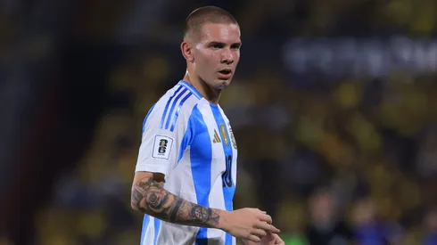 Mastantuono participó en tres juegos con la Selección Argentina.