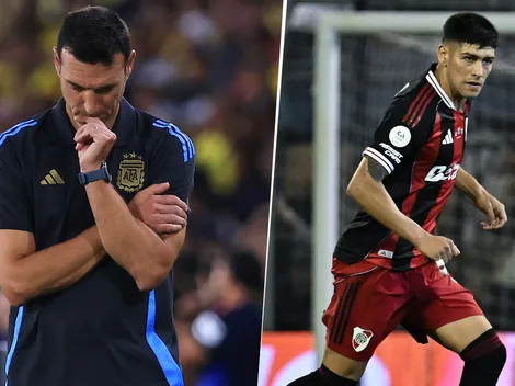Scaloni no le dio minutos a Rivero y los hinchas de River explotaron