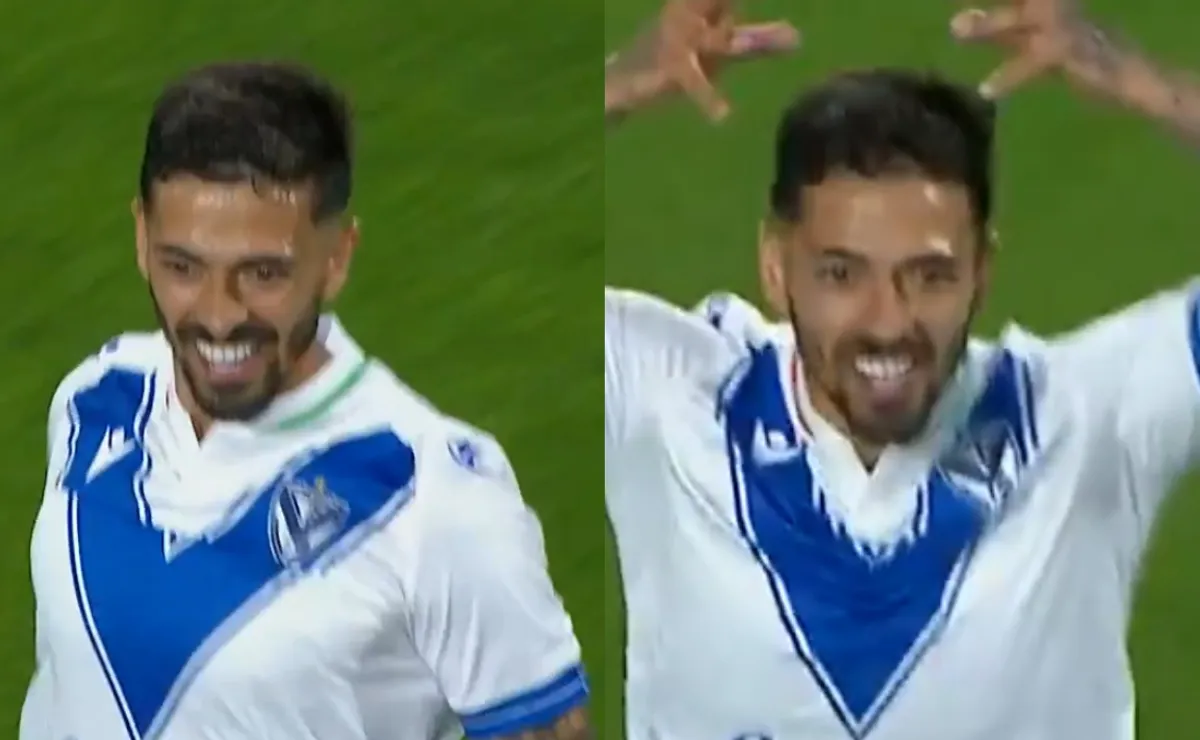 De no creer: la reacción de los hinchas de River al golazo de tiro libre de Lanzini en Vélez
