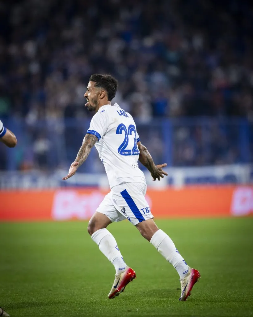 Lanzini marcó su segundo gol con la camiseta de Vélez. (Foto: Prensa Vélez).