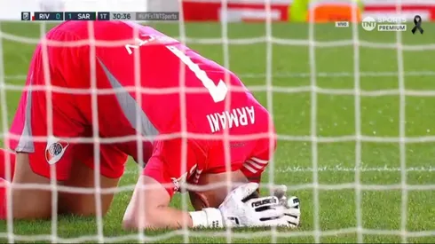 El arquero no tuvo una buena respuesta.