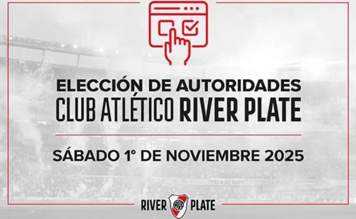 El sábado 1 de noviembre serán las elecciones en River