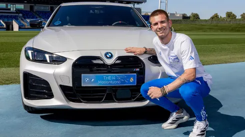 El BMW que recibió Franco Mastantuono en Real Madrid.