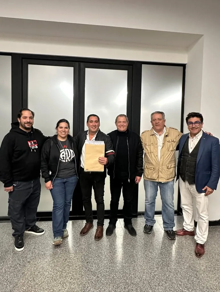 Parte de los integrantes de la lista de Carlos Trillo.