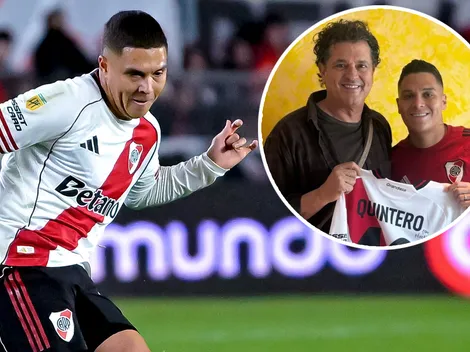 En la previa de Talleres: Juanfer Quintero visitó a un famoso cantante