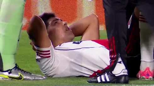 Rivero salió lesionado en Córdoba.