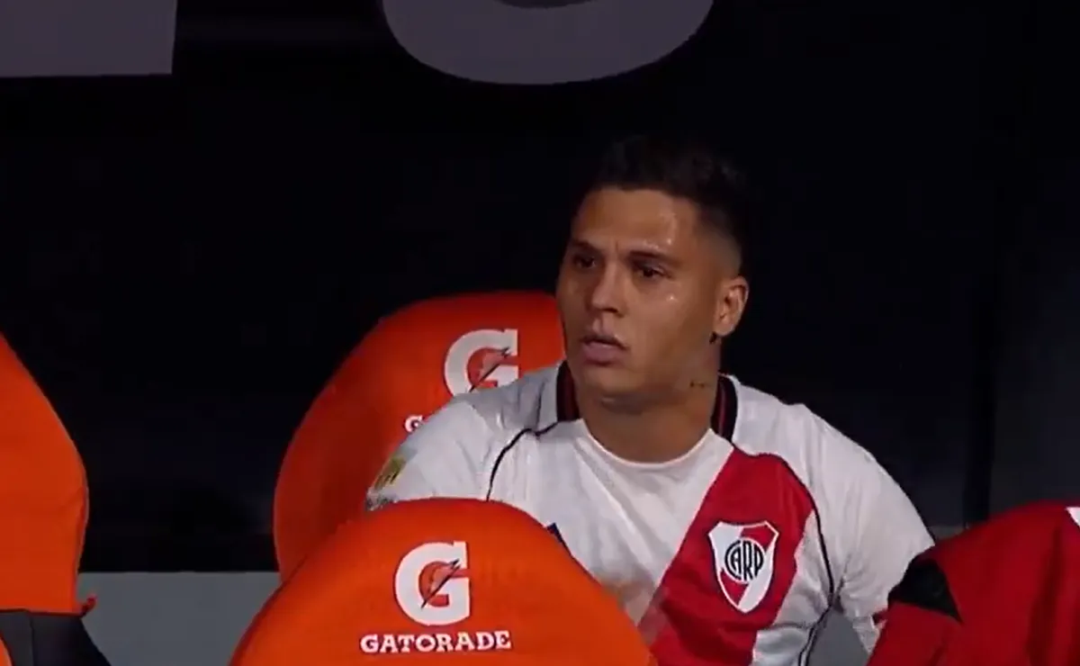 Juanfer jugó 64 minutos en la victoria de River ante Talleres.
