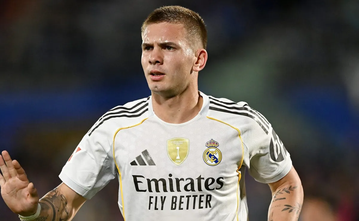 Mastantuono jugó su 10° partido con Real Madrid.