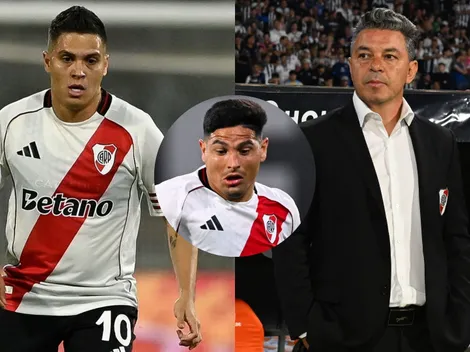 VIDEO | Juanfer se fastidió con Salas en Córdoba y Gallardo le dio la razón