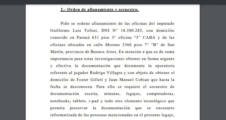 La denuncia de River a Foster Gillett.