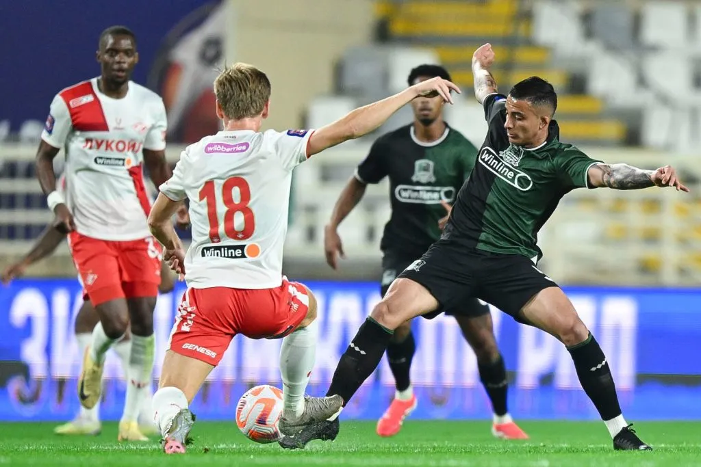 Kevin Castaño durante su paso en Krasnodar. (FC Krasnodar oficial)