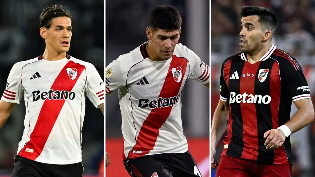 Los tres jugadores están al límite de las amarillas y podrían perderse el Superclásico.