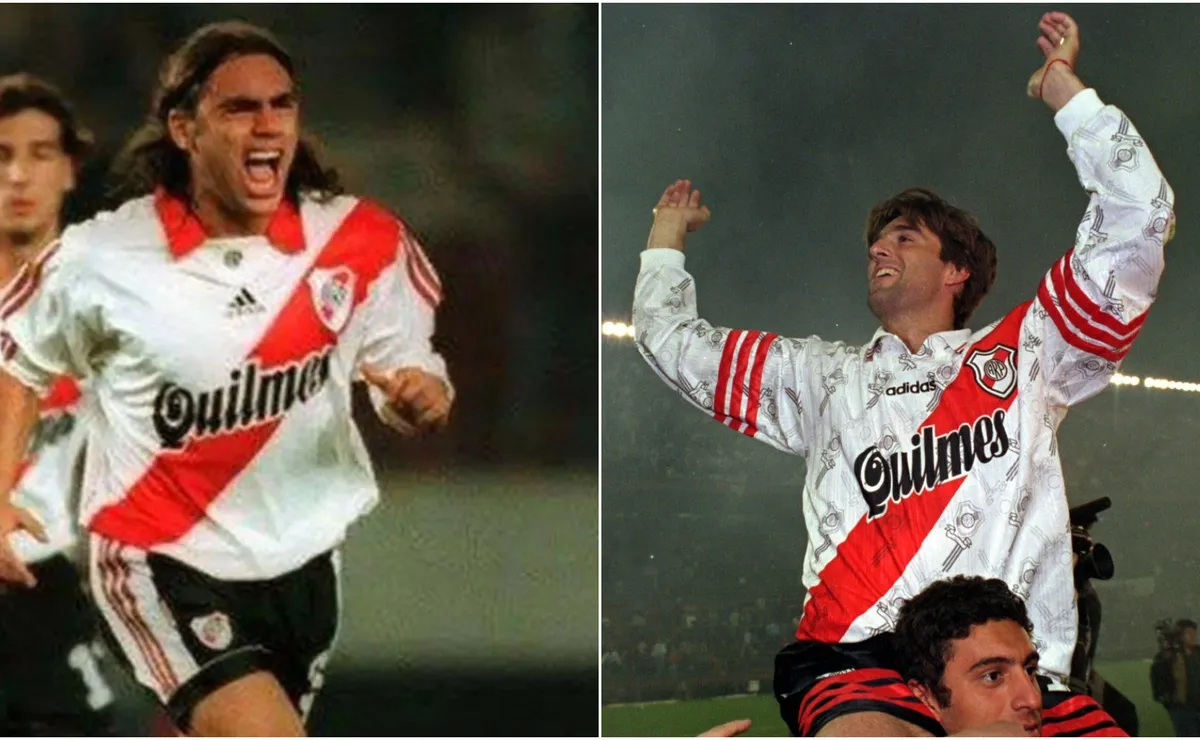 Juan Pablo Sorín y Sergio Berti, grandes compañeros y socios en River.